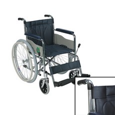 대세엠케어 병원용 스틸휠체어 - 링겔꽂이 휠체어, P1001-2, P1001-2 병원형, 단품