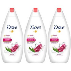 Dove Go Fresh Revive Body Wash Pomegranate 500 ML 16.9 oz Pack of 3, 본문참고, 본문참고