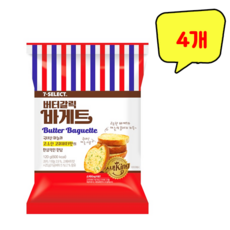 버터갈릭 바게트, 120g, 4개