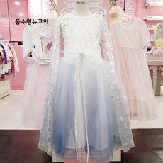 로엠걸즈 2020년 NEW 신상품~~ 겨울왕국 눈꽃 샤 드레스 RGOM20S3D 뉴코아 동수원 원피스