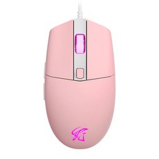 앱코 HACKER 프로페셔널 게이밍 마우스, A660 3325, 핑크