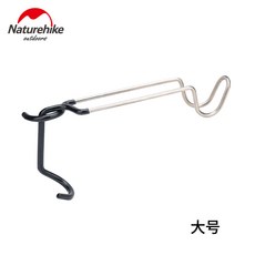 오유소프트 스텐행주걸이 NATUREHIKE 슬라이드 폴대 휴대 고정 등 논슬립 미끄럼방지 물컵 써지컬 후크, 군녹색 색깔