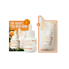 이니스프리 비타C 7일 톤업 세럼 30ML 1개 + 리필 30ml 1개, 2개
