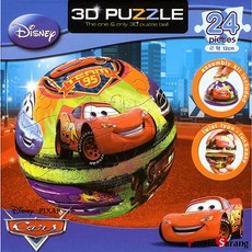 24피스 볼퍼즐 - 디즈니 다이나믹 맥 퀸 (플라스틱), 본상품선택, 1, 본상품선택