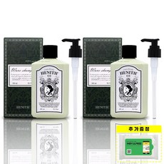 헤니스03 웨이브 샴푸 300mlX2 + 인별프리 물티슈 10매, 300ml, 2개