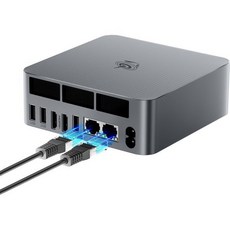 Beelink EQR5 Mini PC AMD Ryzen 5 5650U(7nm 6C/12T) up to 4.2GHz 미니 컴퓨터 8GB DDR4 RAM 500GB PCIe3., EQR5 8G/500G/5650U 미국직구