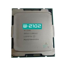 제온 W-2102 CPU 14 Nm 4 코어 스레드 2.9GHz 8.25MB 120W 프로세서 C422 마더보드용 LA2066 안심배송, 한개옵션0