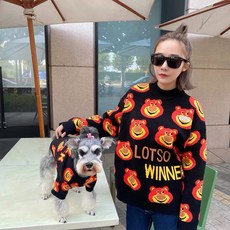 세트 주인강아지커플룩 여름 반려동물 환절기, 옵션2 주인 M사이즈(약 120근 이하), 1개