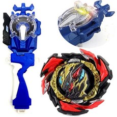 왼쪽 오른쪽 스파크 런처 Lr Bey Burst Evolution 터보 블레이드 전투 탑 스트링 그립 DB B-191 위험한 벨리알 올 마이트-2 다이너마이트 배틀 스타터 세트