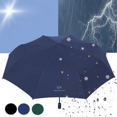 유니빈스 3단 자동 우산 경량 튼튼한 양산 접이식 휴대용 자외선 남성 여성 겨울 여름 폭설 눈