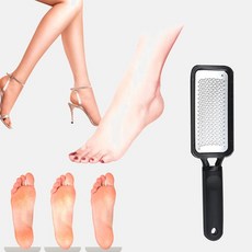 리무버 하드 데드 스킨 스크러버 Microplane Grater For Feet Heel Rasp 파일 발 페디큐어 캘러스 블랙 풋 스크럽 매니큐어 도구|목욕 브러시 스펀지 & 스크럽|, 1개, 단일, 단일