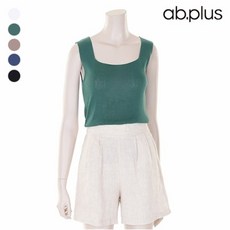ab.plus 스퀘어넥 슬리브리스 니트 LST2MW37A