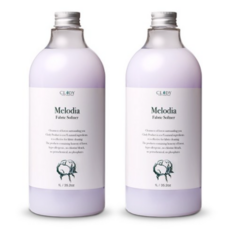 크로디 섬유유연제 멜로디아 본품, 6개, 1L