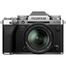 Fujifilm 후지필름 X-T5 미러리스 디지털 카메라 XF18-55mm 렌즈 키트 - 실버, Silver_w/ XF18-55mm Lens