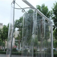 대형 투명비닐천막 PVC 방풍 방수 비닐막 텐트 방풍천막 현관 테라스 바람막이, 0.5mm투명 PVC 한 장