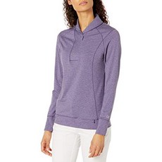 커터 & 벅 여성용 CB Drytec Shoreline 하프 지퍼 풀오버 College Purple Heather M