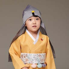 에스큐에스샵 남아 수술복건 한복소품 악세사리 아동한복소품 도령모 왕건모 - 복건 31 단아견 태슬노랑