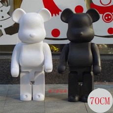 베어브릭1000% DIY 70CM 대형 피규어, 검정