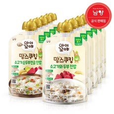 아이꼬야 맘스쿠킹 이유식 100gx10개 혼합구성(12개월), 쇠고기5+순두부5, 10개, 100g - 아이꼬야맘스쿠킹