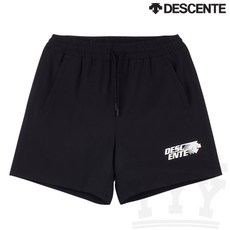 [데상트] 반바지 UQC SO223EHP51-BLK 썸머 시어서커 우븐 반바지 / BLK