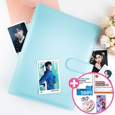 보드엠 파스텔 마카롱 바인더 A5 6공 포카 포토카드 바인더 (속지 30매 포함)