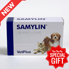 새밀린 고양이 강아지 스트레스 간 영양보조제 알약형 30정-포더펫(ForThePet), 30정, 간+장건강, 1개