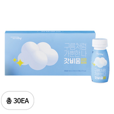 한국 야쿠르트 갓비움 오리지널 장건강 맛있는 유산균 쾌변요구르트, 100ml, 30개