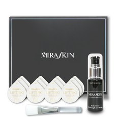 미라스킨 RX 워시오프 리프팅 마스크팩 12회분 리바이탈 세럼 30ml 세트 제품, 1개, 12개