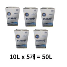 롯데정밀화학 유록스 요소수 10리터 정품 AdBlue 인증, 50L, 4개