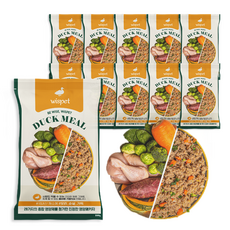 와즈펫 강아지 화식 100% 휴먼그레이드, 10개, 100g, 오리