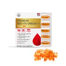 네이쳐스영 프리미엄 레드 알티지 오메가 3 rTG Omega 3, 1개, 60캡슐