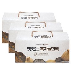 푸르담 남해 흑마늘즙, 90개, 70ml, 3개