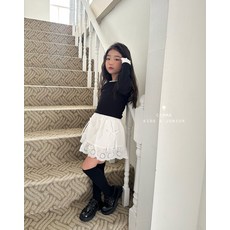 콤마 레이스스커트 M-JL 24fw 가을 아동 주니어