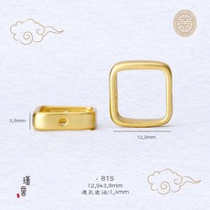 18K골드 폐구권 DIY 비즈 가방 권 액세서리 손장식 재료 팔찌 염주 목걸이 펜던트 여성 부품