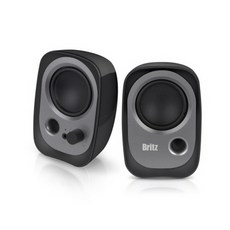 [바보사랑]BR-Istana USB 전원 2채널 PC 스피커, 블랙(Black)