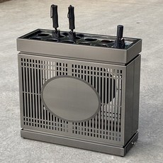 우산비닐대 식당 로비 장마 준비 학교 일회용, 클래식 스테인리스 스틸, 1개