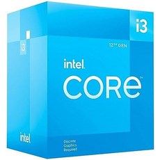 Intel Intel® Core™ 12세대 i3-12100F 데스크탑 프로세서 PCIe Gen 5.0 및 4.0 지원 DDR5 DDR4 지원. 별도 그래픽 필요., 기본 - i312100f