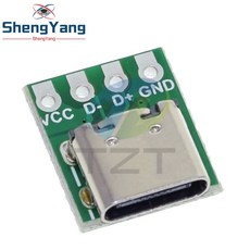 PCB기판 전송용 커넥터 핀 10개 케이블 P 타입 데이터 라인 TZT 테스트 1 보드 USB 16 와이어 1개 소켓 3 어댑터 5개 C PCB, 10pcs