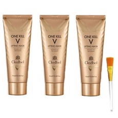cledbel 끌레드벨 원킬 브이 리프팅 마스크 70ml 3개 + 브러쉬 1개, 1세트
