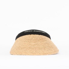 오늘출발)헬렌카민스키 24SS HAT50265 NATURAL BLACK LOGO 썬캡