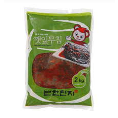 케이푸드_반찬단지 깻잎무침 2kg, 8개