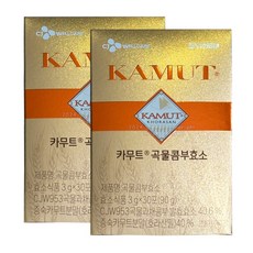 CJ 바이오코어 카무트 곡물콤부효소 카무트효소 저분자효소, 90g, 2개