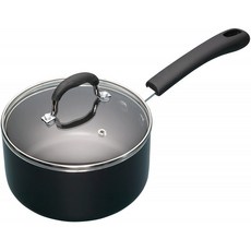 주방공예 마스터클래스 알루미늄 비스티크 소스팬 스틸 블랙 18cm, 단일상품