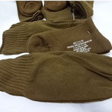 USMC MADE IN USA 해병대양말 군화양말 울양말 아웃도어 미군울양말, 코요테 탄색상