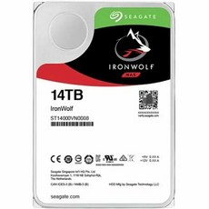 씨게이트 언울프 14TB 3.5 치 SATA 6 Gbs 7.2K NAS HDD ST14000VN0008, 1개 - 12tb하드디스크