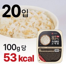 곤약 85% 프리미엄곤약밥 150g x 20개 80kcal 밥맛 그대로 한끼 대신곤약