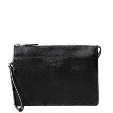 [프라다] (2VF019 2FAD NERO) 남성 사피아노 클러치백 20SS