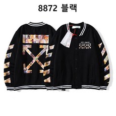 RZ 겨울 offwhite 야구복 순면 점퍼 남녀 캐주얼 커플 점퍼 G103110
