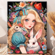 피포페인팅 DIY 명화그리기 유화 그림 그리기 아크릴화 30*40cm, 29타입, 1개 29타입, 1개
