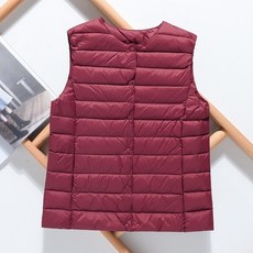 2021 따뜻한 조끼 봄 경량 패딩 재킷 초경량 겨울 라이트 퀼트 코트 퍼퍼 블루 여성 다운 코트